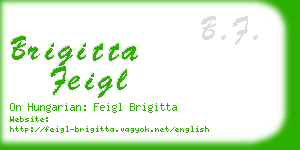 brigitta feigl business card